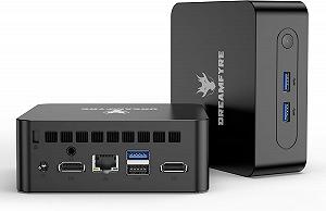 Міні ПК Dreamfyre DR01B / Intel N100 / RAM 32GB / SSD 512GB / 2 х HDMI / LAN / Wi-Fi 5 / Bluetooth 4.2 / Windows 11 / Black - Фото 1