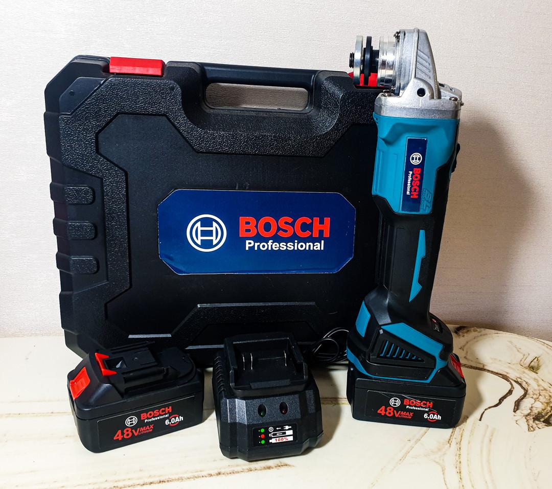 Аккумуляторная угловая шлифовальная машина Bosch GWX 48V-10C 48V 6А час болгарка, фото №8 Аккумуляторная угловая шлифовальная машина Bosch GWX 48V-10C 48V 6А час болгарка, фото №8