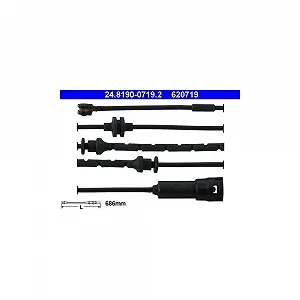 Датчик износа тормозных колодок ATE 24.8190-0719.2 - Фото 1