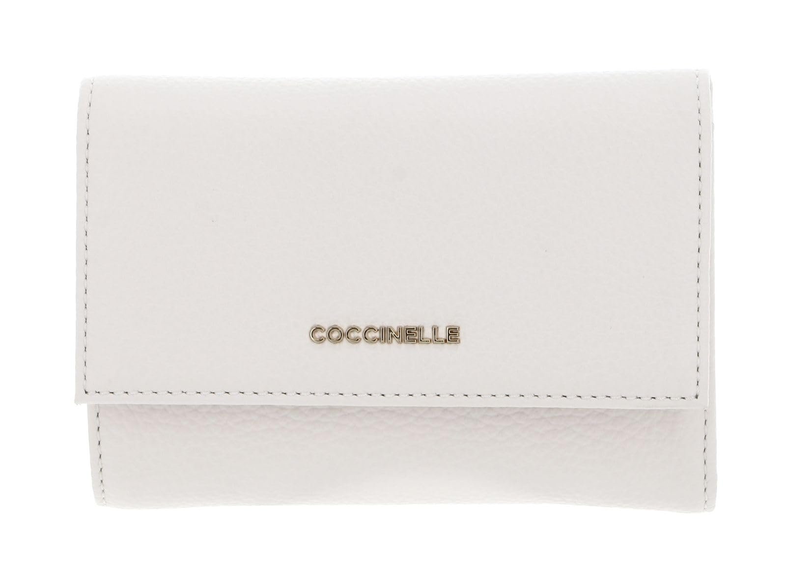 Гаманець Coccinelle Metallic Soft Grainy Leather білий, фото №4