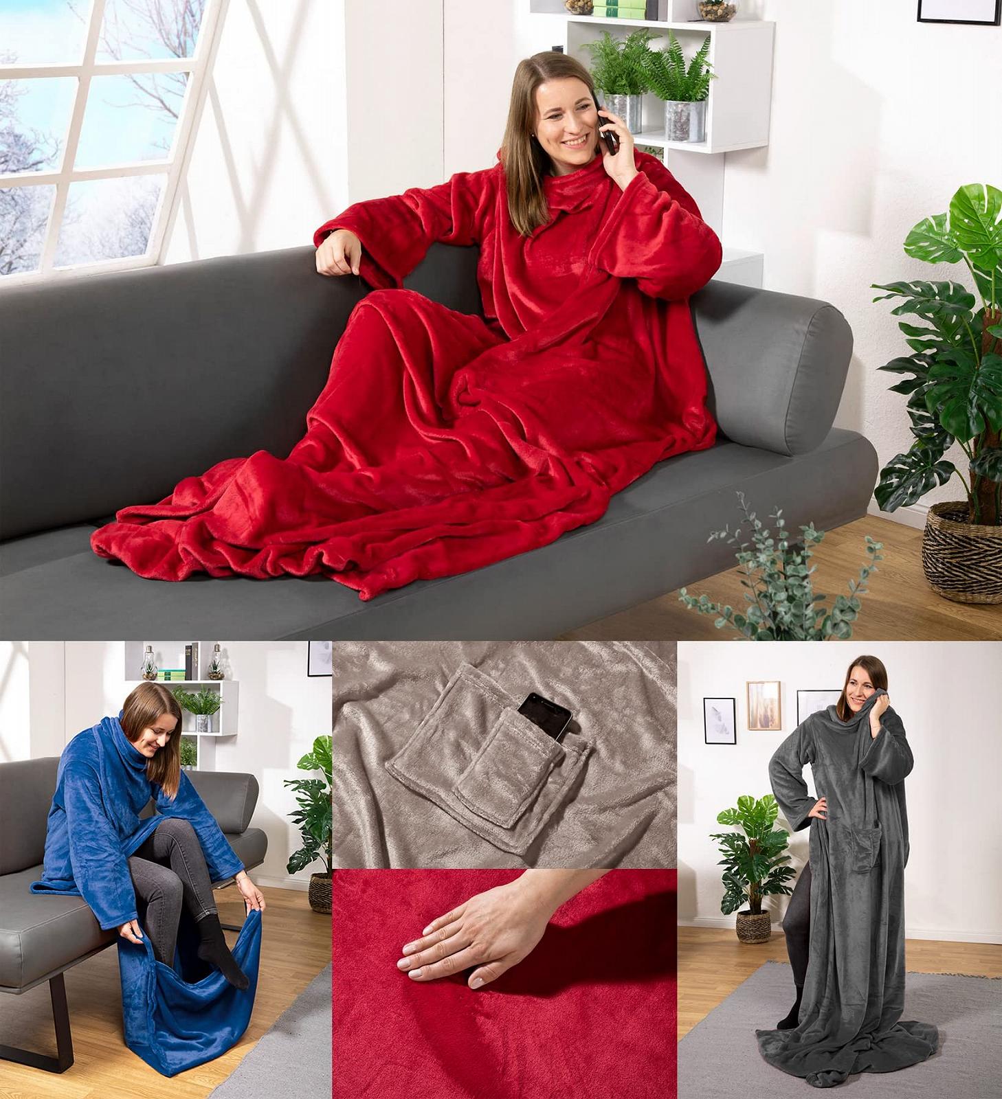 Покривало з рукавами heimtexland, фото №7 Покривало з рукавами heimtexland, фото №7