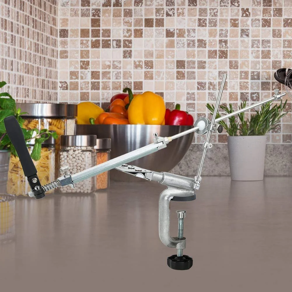 Точило для ножів ручна З фіксованим кутом З 4 каменями, фото №8 Точило для ножів ручна З фіксованим кутом З 4 каменями, фото №8