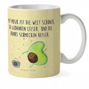 Детская кружка Mr. & Mrs. Panda Авокадо Танцующий Характеристики Цвет - Фото 1