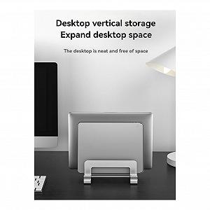 Держатель для ноутбука Вертикальный Регулируемый для стола, док-станция для ноутбука, компактная подставка для компьютера synthetic.ua - Фото 1