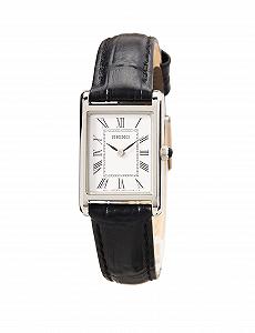 Жіночий годинник Seiko Quartz, нержавіюча сталь, шкіряний ремінець - Фото 1