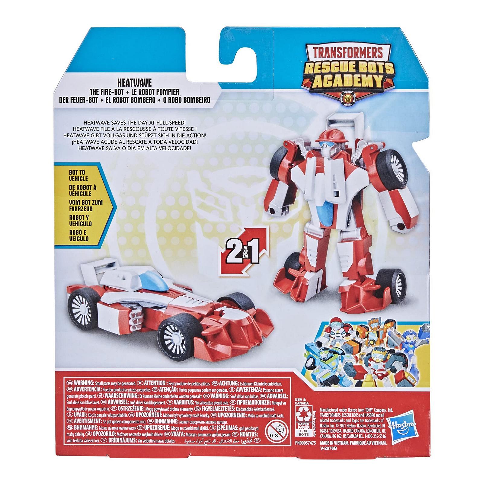 Фигурка Трансформер Playskool Heroes Rescue Bots Academy Heatwave The Fire-Bot, 11,43 см, фото №5