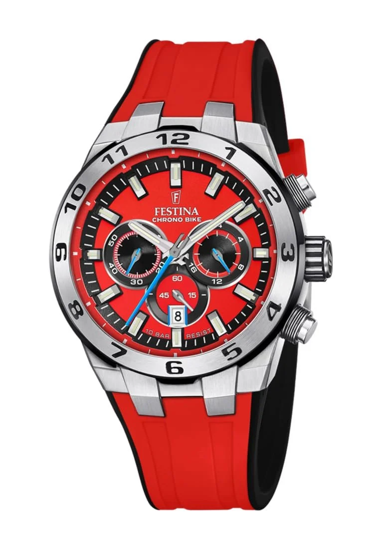 Годинник Festina Sport F20671/5, червоний, Classic, фото №1