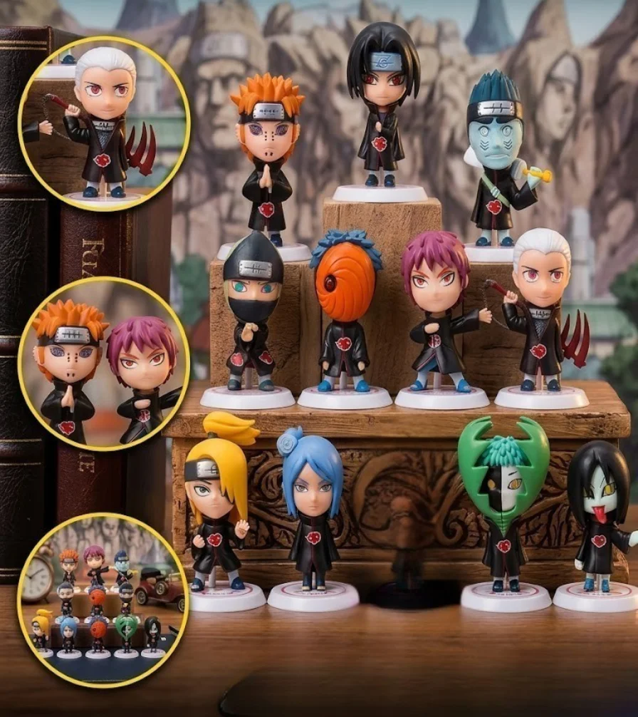 Набір фігурок Naruto Shippuden 11 в 1, 10 см, фото №6