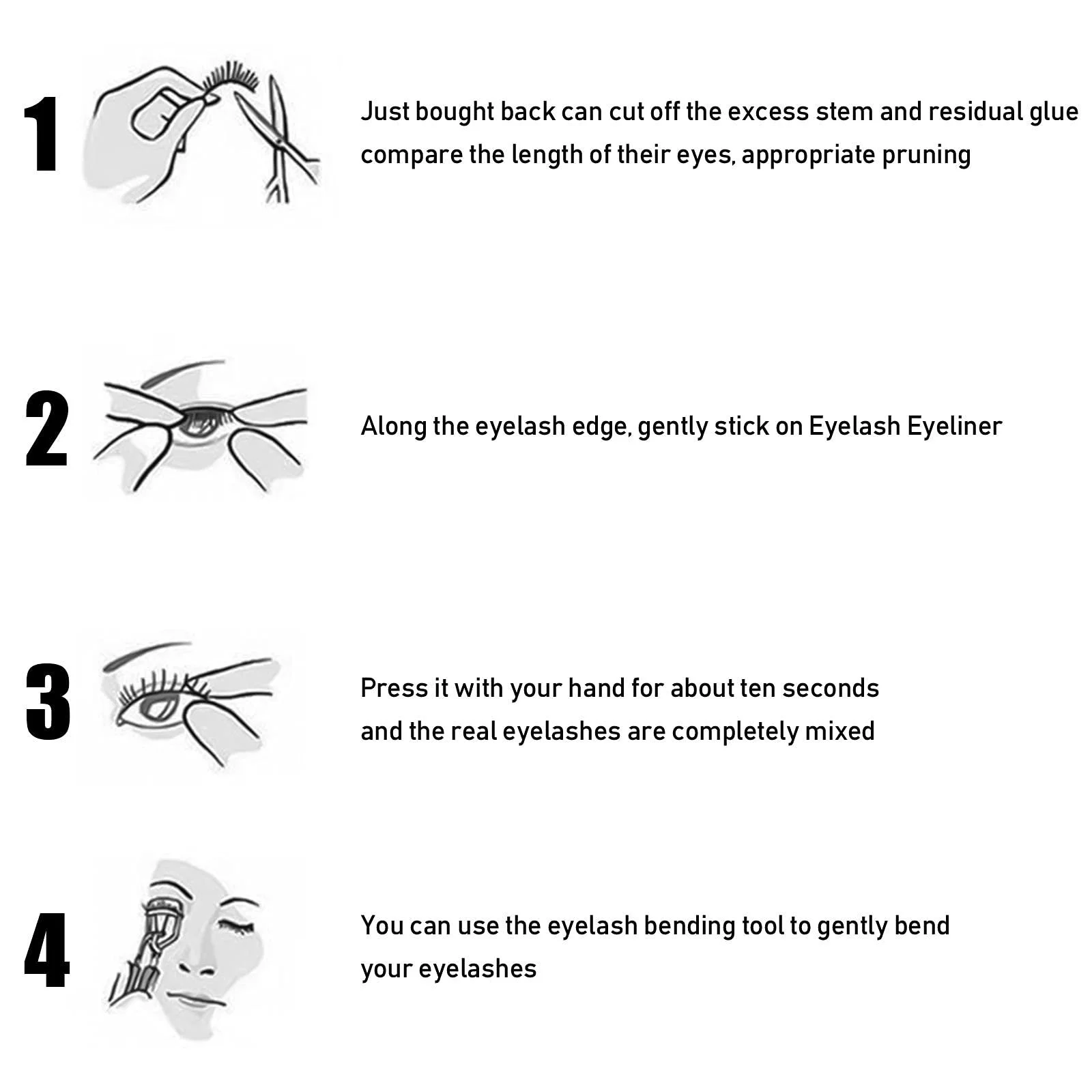 Накладные ресницы Eyeliner Sticker, фото №3