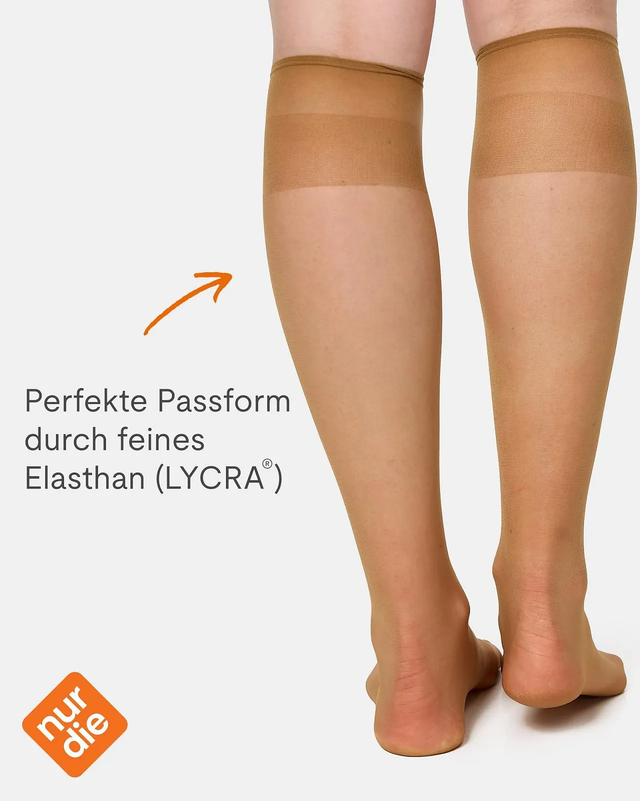 Шкарпетки до колін Nur Die 5 шт Seidenfein 15 DEN, фото №3 Шкарпетки до колін Nur Die 5 шт Seidenfein 15 DEN, фото №3