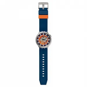 Часы Swatch Orange In The Works Синий цена на synthetic.ua - Фото 1 Часы Swatch Orange In The Works Синий synthetic.ua - Фото 1