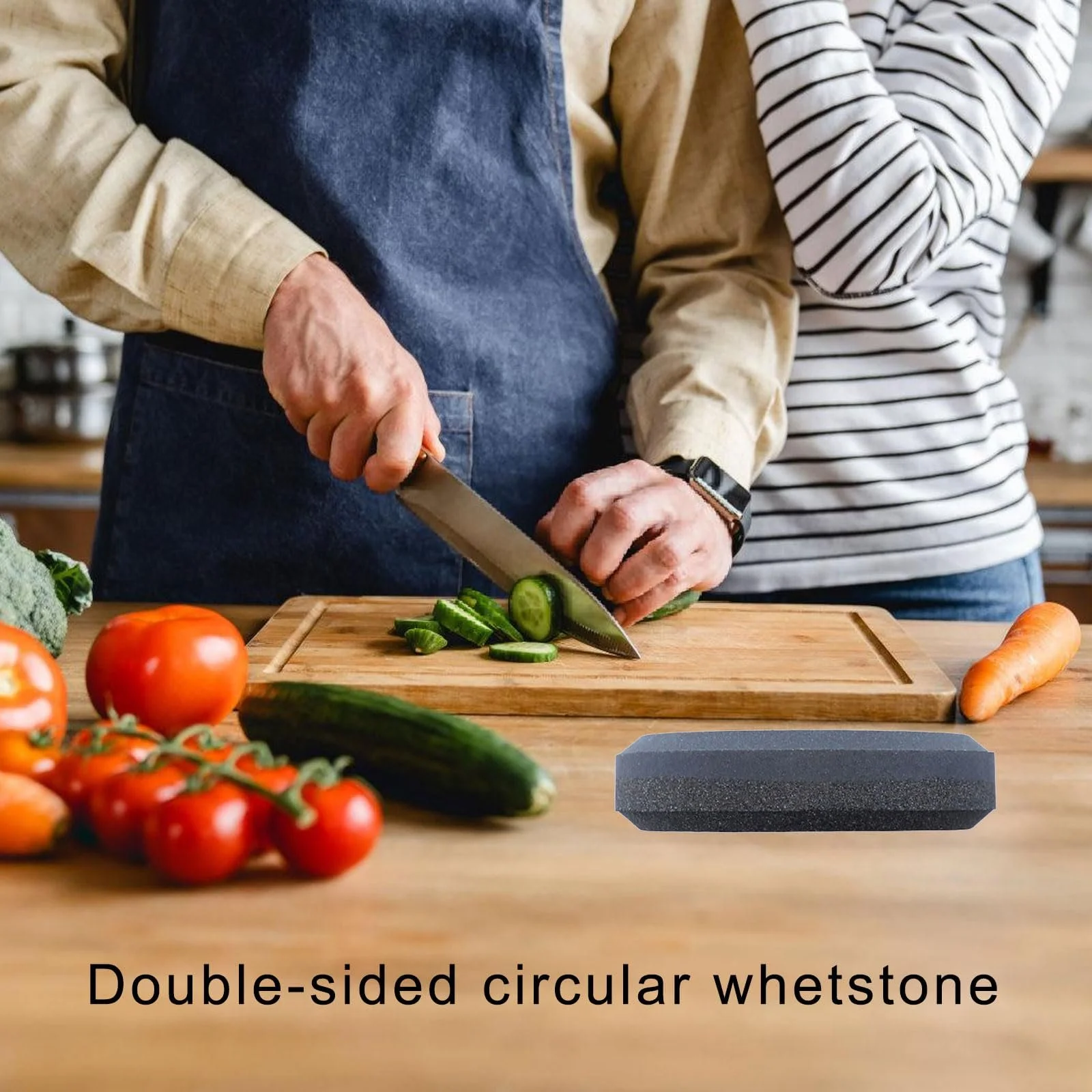 Точильний камінь двосторонній комбінований зернистість для інструментів, фото №6