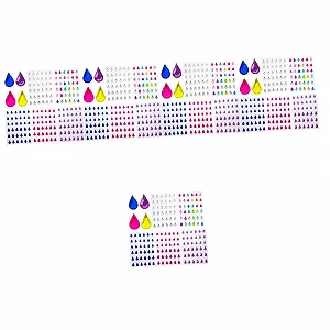 Стразы для макияжа глаз FRCOLOR 25 листов, драгоценные камни для ногтей, кристаллы для макияжа для глаз, фестивальные драгоценности для лица, стразы для ногтей, драгоценные камни для ногтей - Фото 1