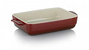 Форма для випікання Kela Kitchen Ceramic 32 мм x 19 мм Червона - Фото 1