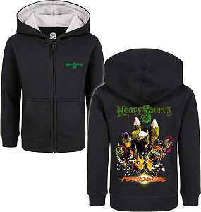 Детская Толстовка Heavysaurus Metal-Kids Pommesgabel Unisex Черный - Фото 1