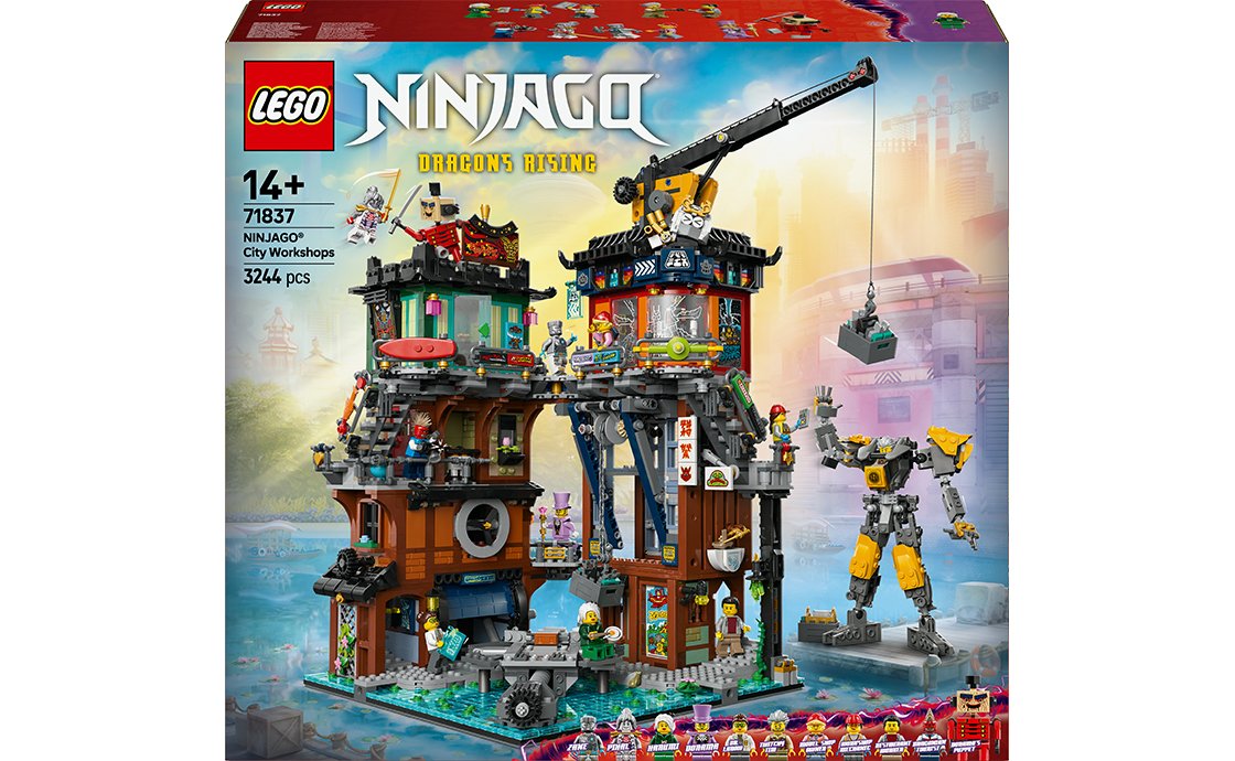 Конструктор Лего LEGO NINJAGO Майстерні Ніндзяго-Сіті (71837), фото №1 Конструктор Лего LEGO NINJAGO Майстерні Ніндзяго-Сіті (71837), фото №1