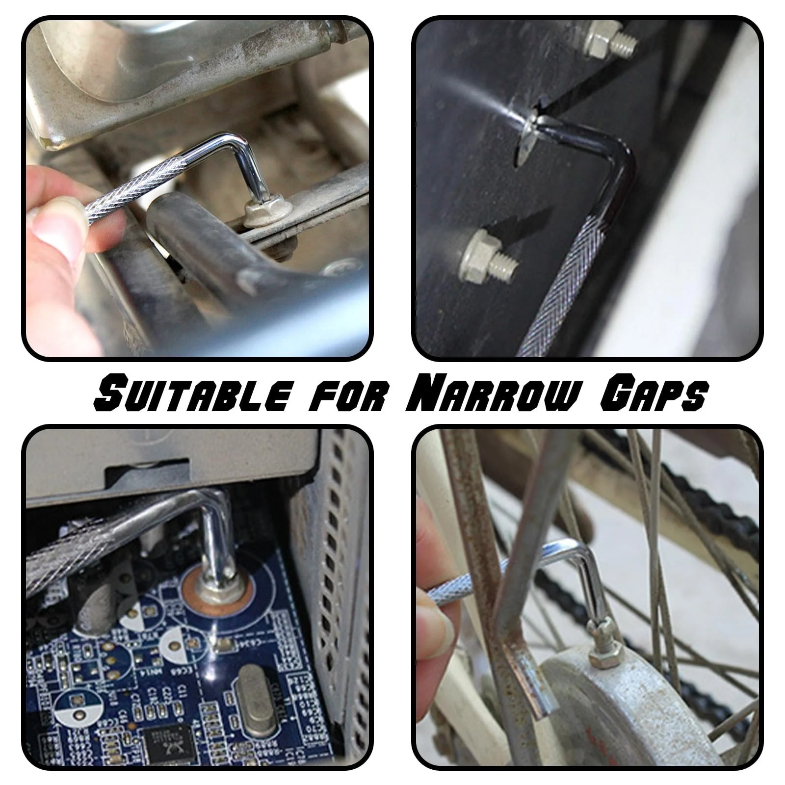 Набор отверток Mulaibdin 6 шт Offset PH0/PH1/PH2/T20/T25 Головка с магнитным Z-образным приводом с Phillips и плоской головкой, фото №6 Набор отверток Mulaibdin 6 шт Offset PH0/PH1/PH2/T20/T25 Головка с магнитным Z-образным приводом с Phillips и плоской головкой, фото №6