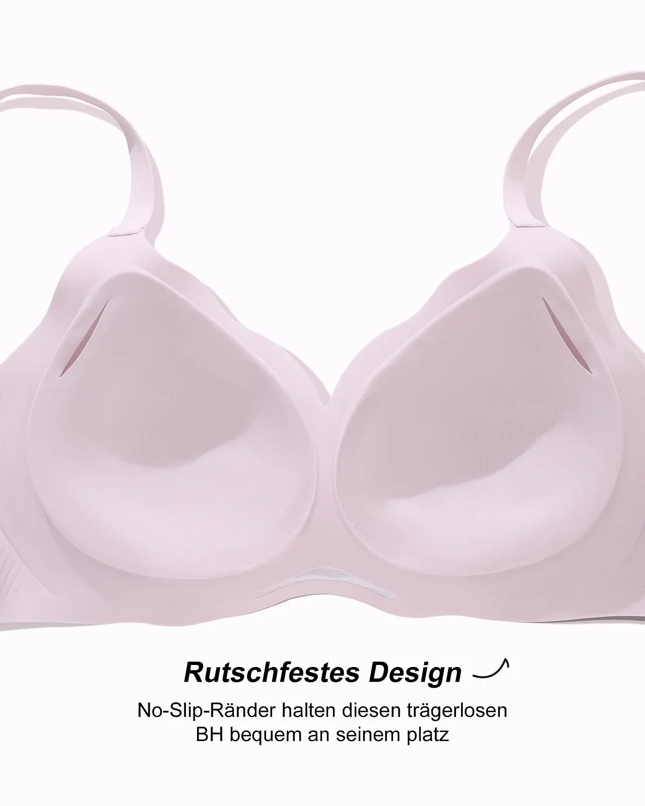 Бюстгальтер SHARICCA Безшовный Push Up V-Neck с мягкими чашками и регулируемыми бретелями без косточек, фото №4 Бюстгальтер SHARICCA Безшовный Push Up V-Neck с мягкими чашками и регулируемыми бретелями без косточек, фото №4