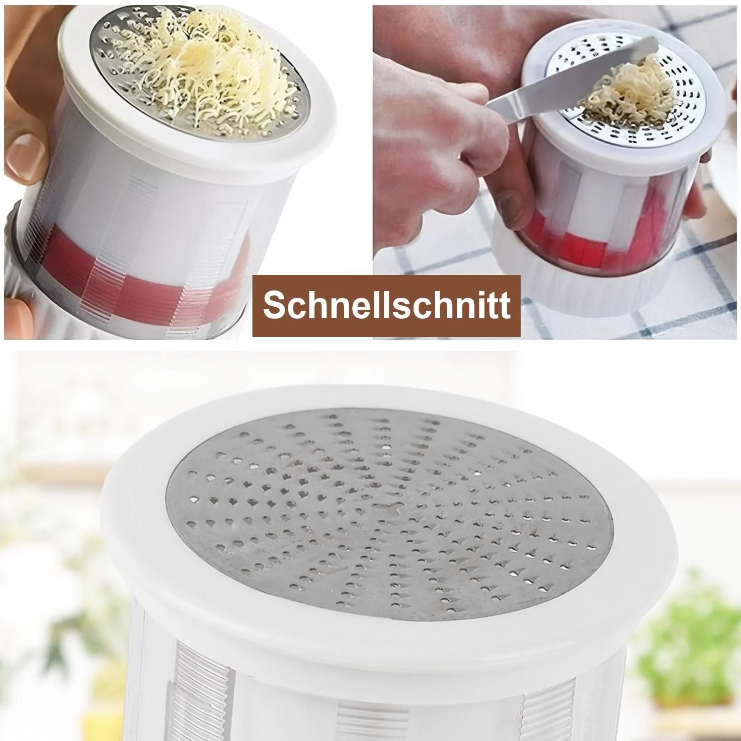 Терка Butter Multifunctional Professional з нержавіючої сталі для сиру, фото №6