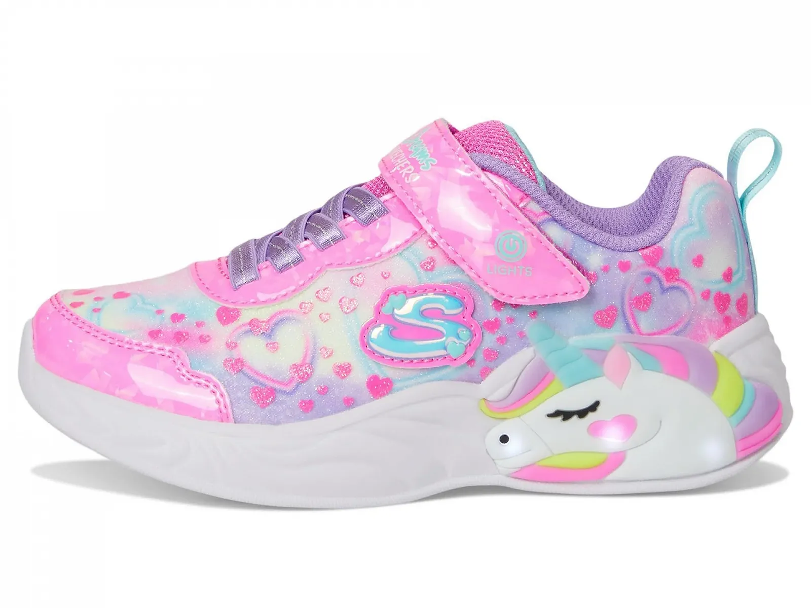 Кроссовки Skechers Unicorn Dreams Heart Sparkles для девочек, фото №4 Кроссовки Skechers Unicorn Dreams Heart Sparkles для девочек, фото №4