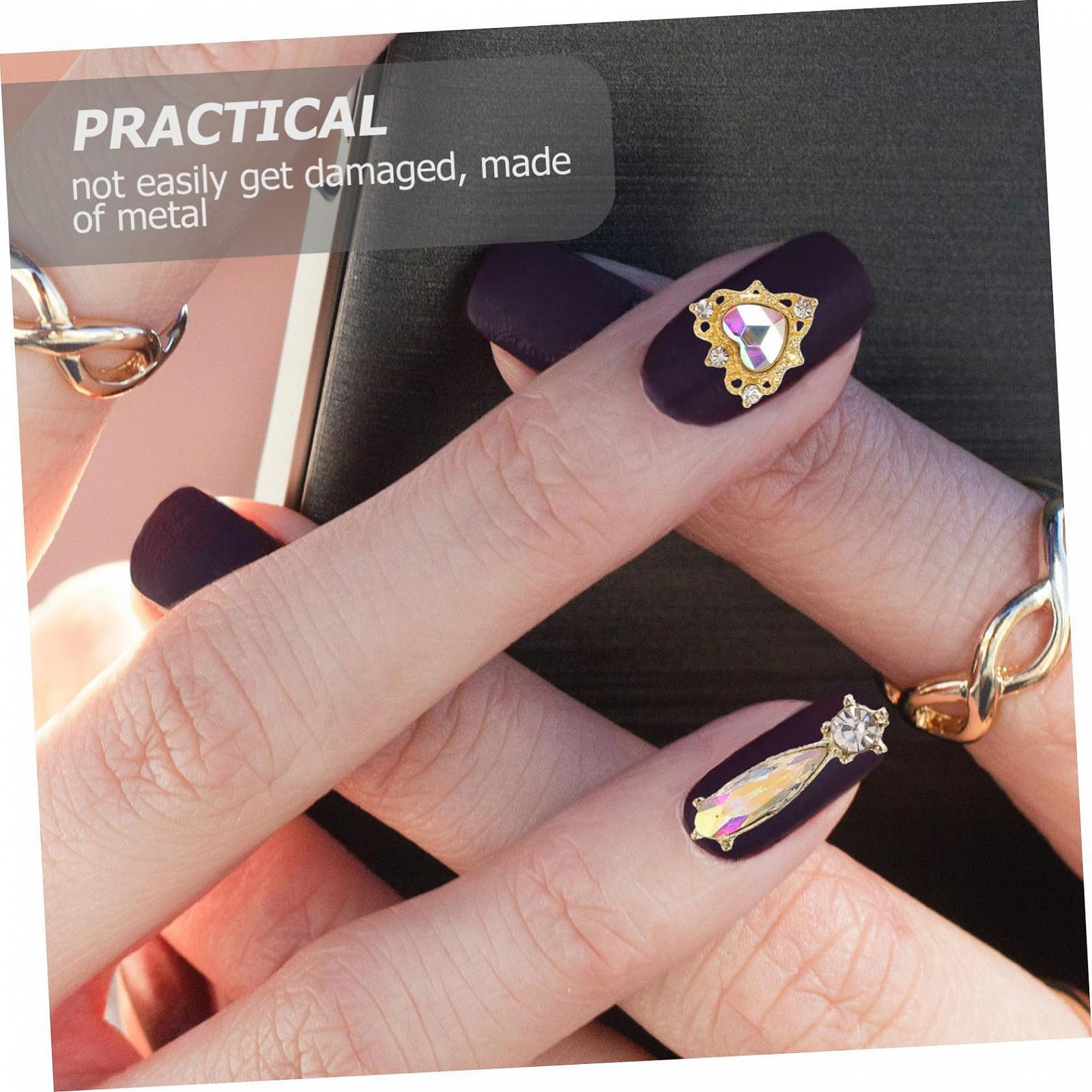 Украшения для ногтей Healeved, 3D, 1 набор, россыпь блестящих страз для маникюра, фото №6