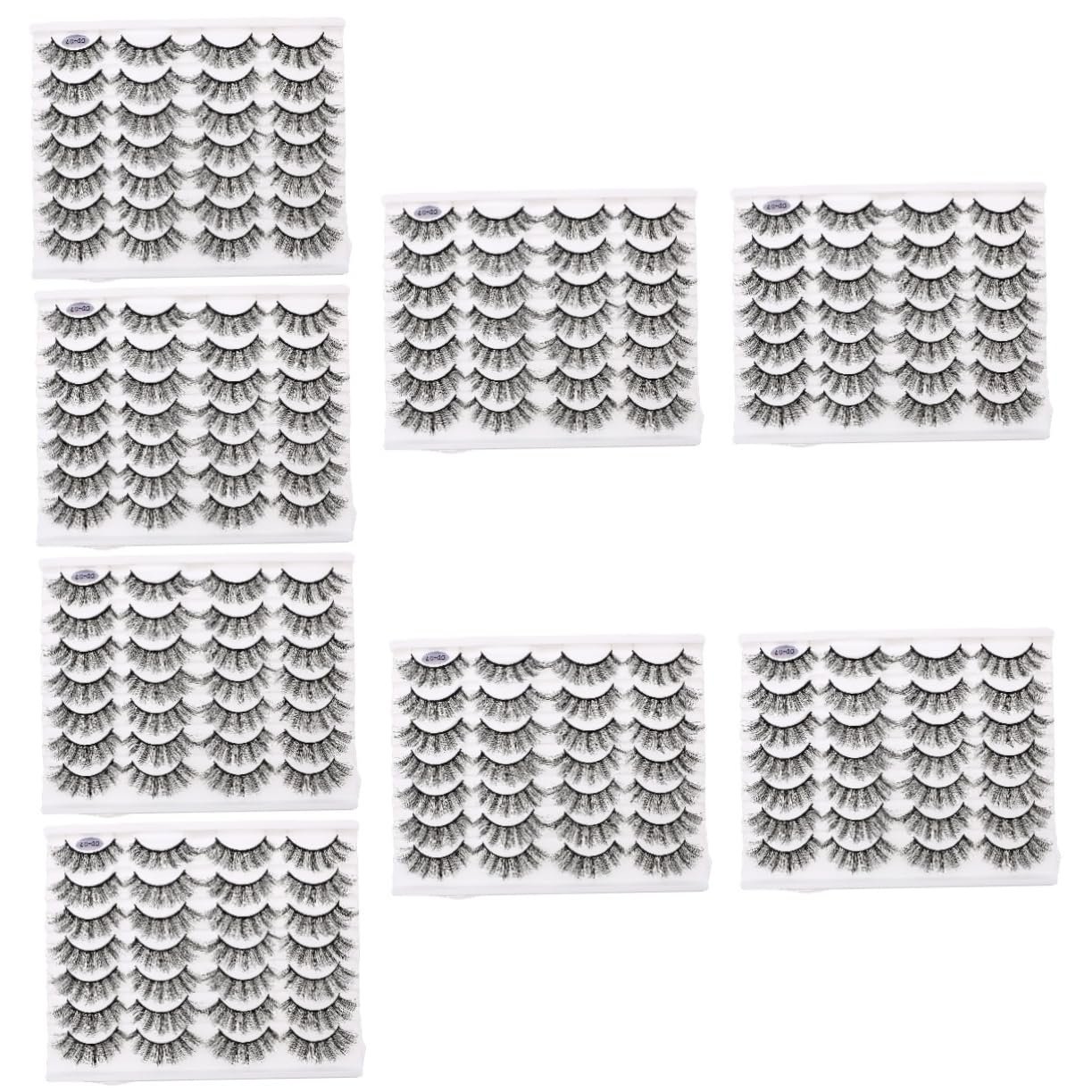 Ресницы Angoily 8 Boxes 5D No Glue Reusable Chemical Fibre, фото №1