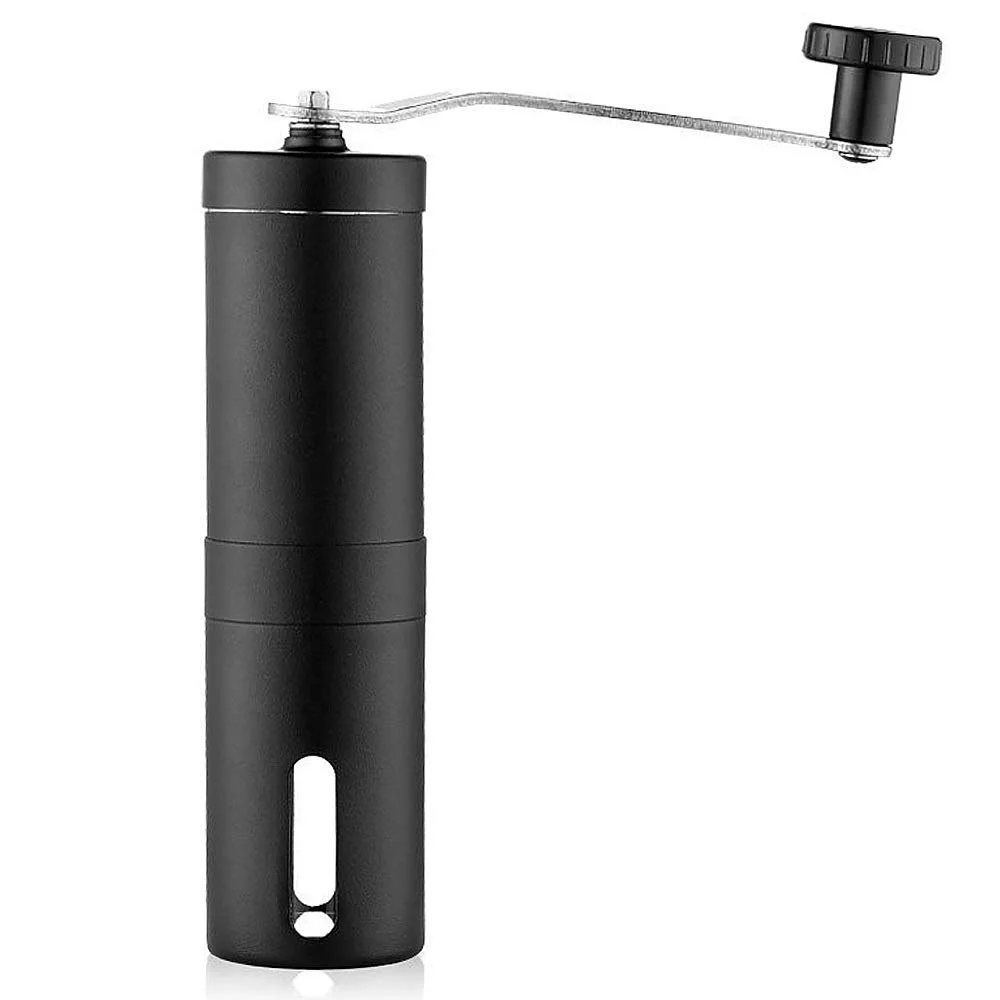 Ручна кавомолка Регульована керамічна конічна з нержавіючої сталі для приготування кави методом крапельного зрошення, еспресо, для дому та подорожей, фото №1