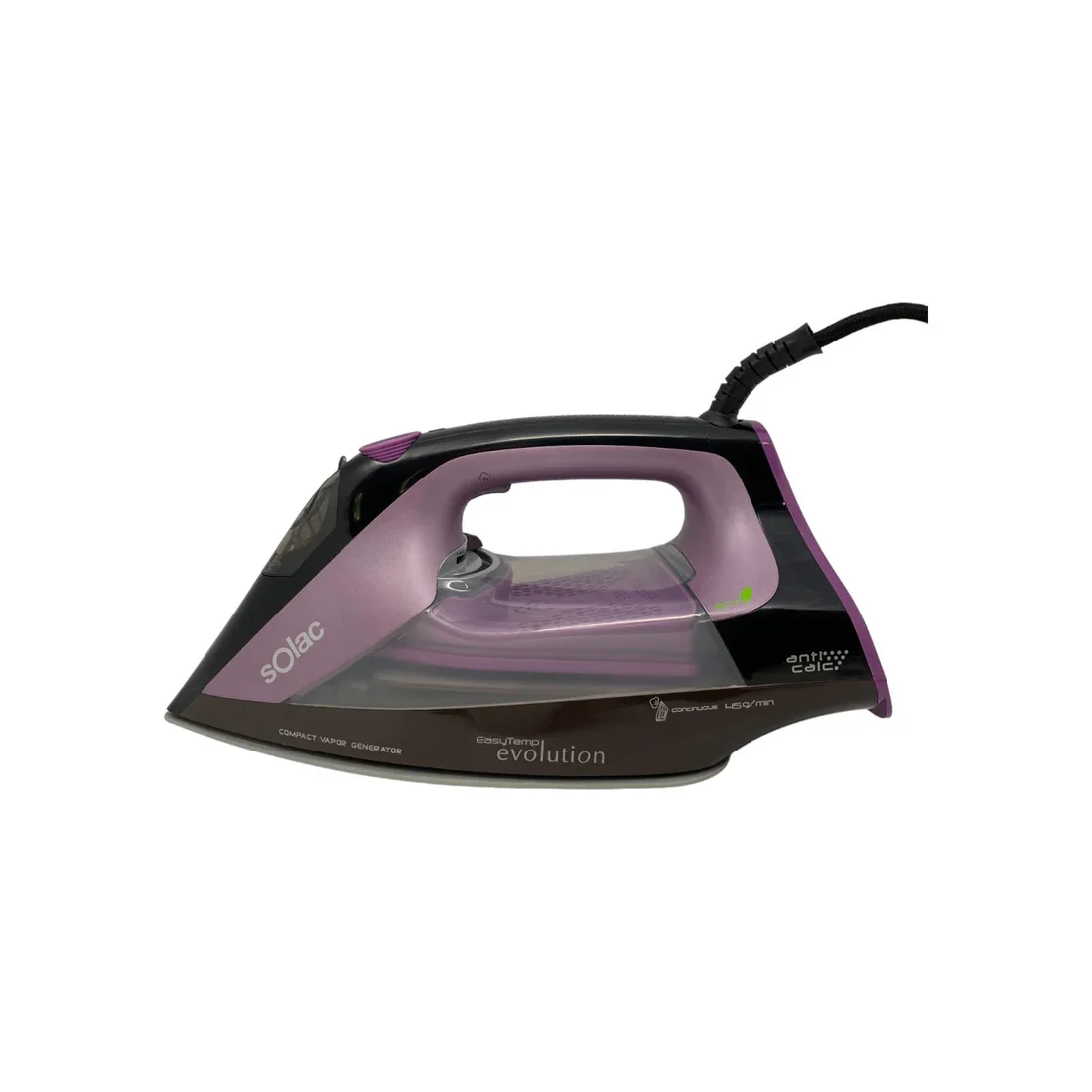 Утюг Solac CVG9506 Easy Temp Evolution 2400 W Purple/Black, фото №2 Утюг Solac CVG9506 Easy Temp Evolution 2400 W Purple/Black, фото №2
