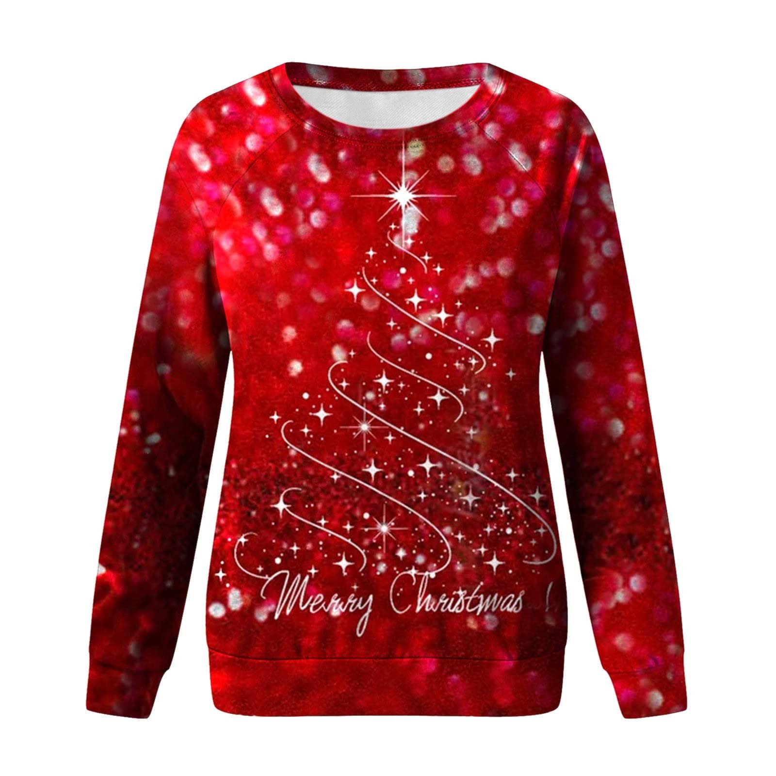 Женский Рождественский Свитшот Зимний Рождественский Джемпер Семейный Теплый Свитшот, фото №4 Женский Рождественский Свитшот Зимний Рождественский Джемпер Семейный Теплый Свитшот, фото №4