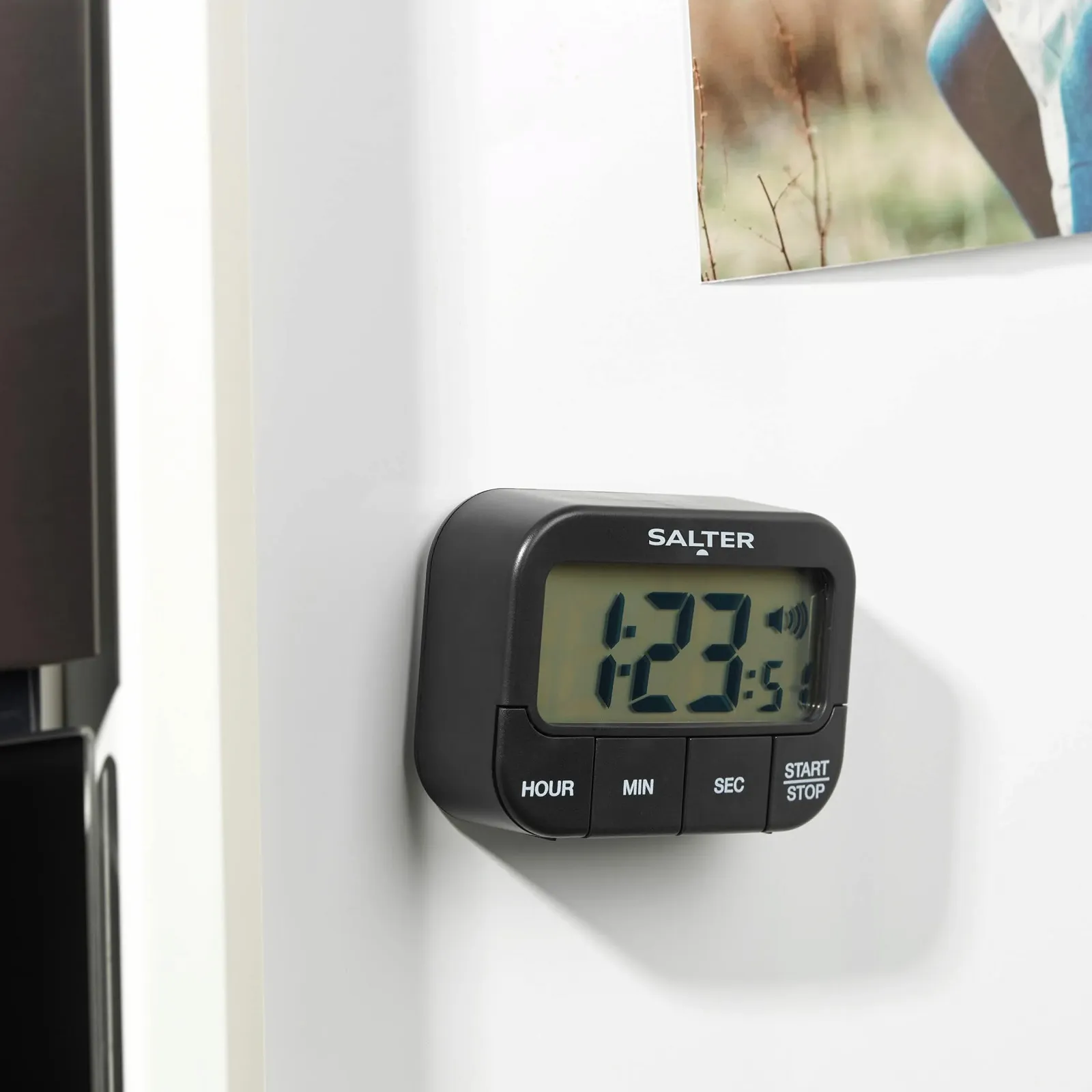 Кухонный таймер Salter 355 BKXCDU пластиковый магнитный LCD, фото №6