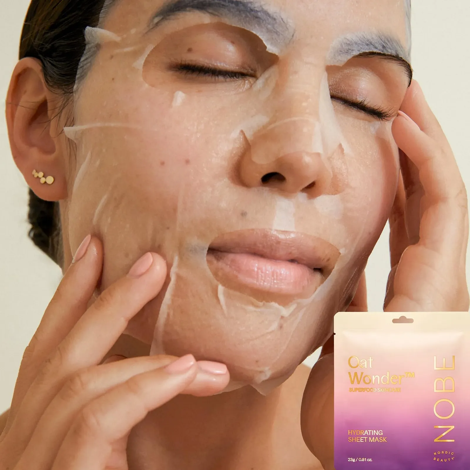 Тканинна Маска Nobe Trio - Набір з 3 Масок для Обличчя Балансуюча, Зміцнююча, Зволожуюча, фото №5