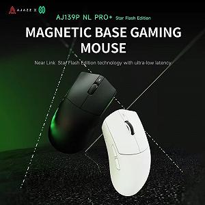 Мышь AJAZZ AJ139P NL V3 Ultra PAW3950 42000DPI Black + кейс synthetic.ua - Фото 1