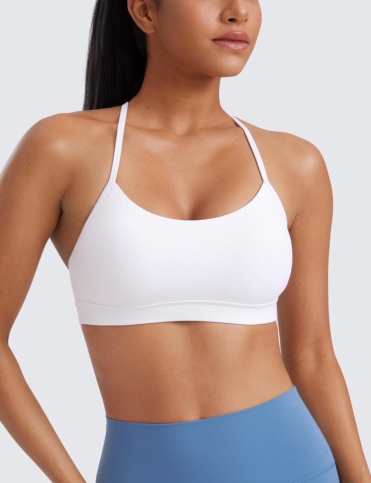 Спортивный бюстгальтер CRZ YOGA Butterluxe Racerback с вкладышами без косточек Y-образная спинка летний воздухопроницаемый топ на бретелях, фото №2