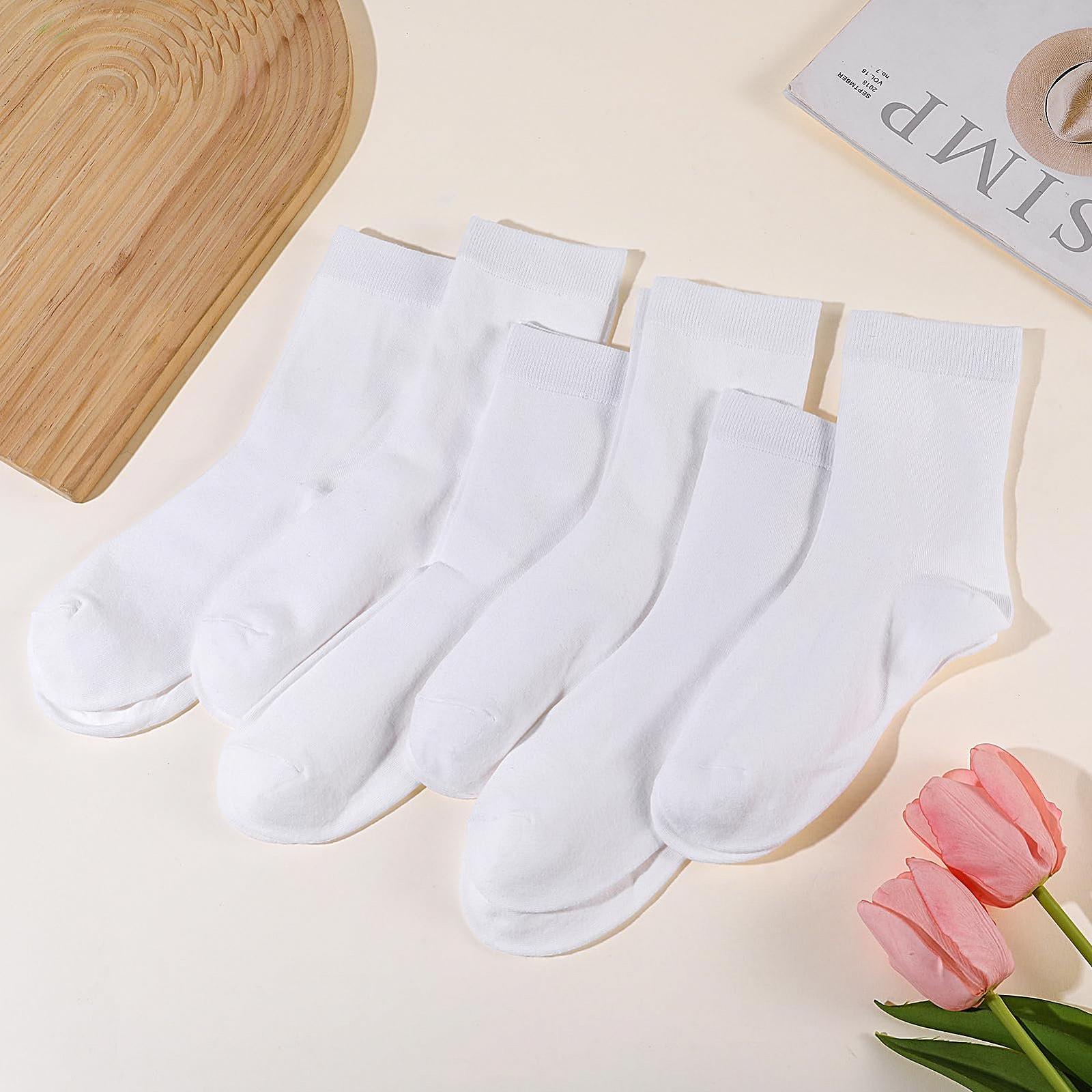 Носки Женские Бамбуковые 6 пар Белый, One Size, фото №7