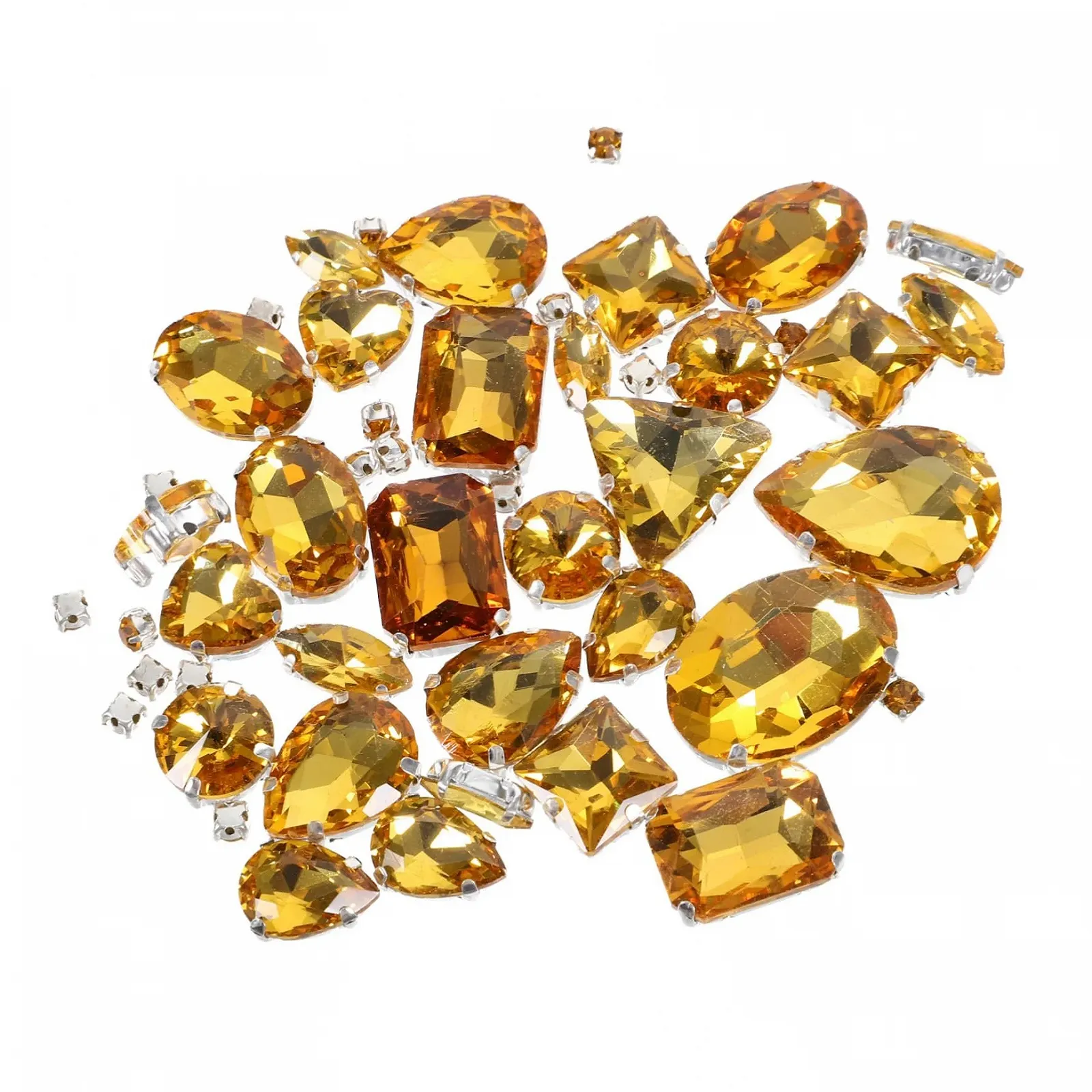 Стразы Ручной работы 1Tasche Нерегулярные Стразы из хрустального стекла для свадебных платьев, сумок и рукоделия для творческих проектов, фото №1