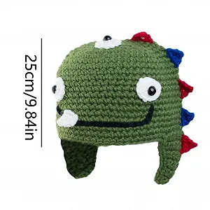 В'язана дитяча зимова шапка Mimoqk synthetic.ua - Фото 1