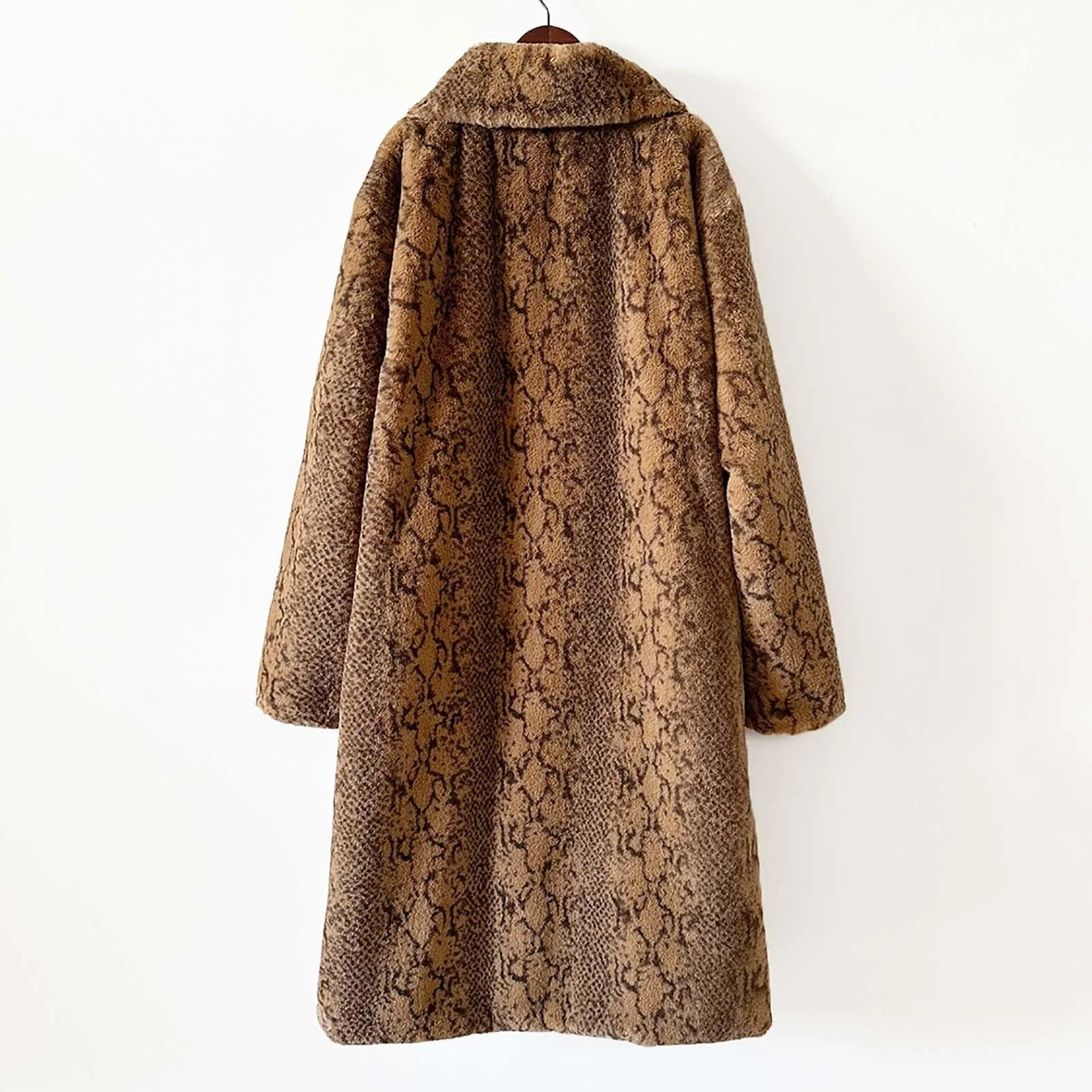 Куртка зі штучного хутра Довга тепла, фото №4 Куртка зі штучного хутра Довга тепла, фото №4