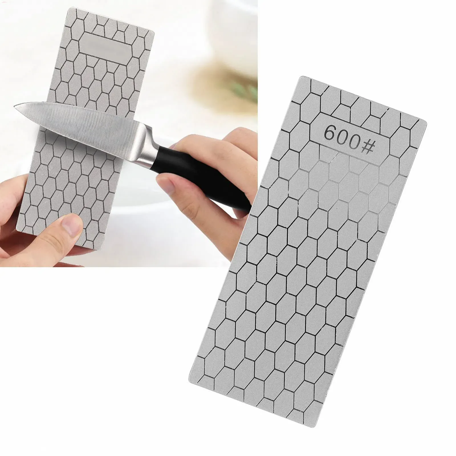 Точильный камень алмазный AYNEFY Соты 600 грит компактный, фото №9