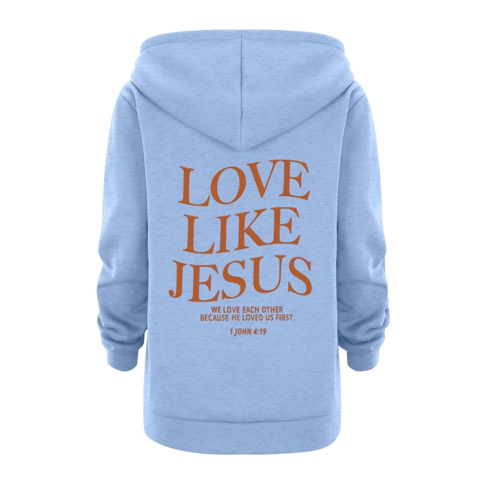 Худі для дівчат Довгий рукав З принтом літер на блискавці, фото №4