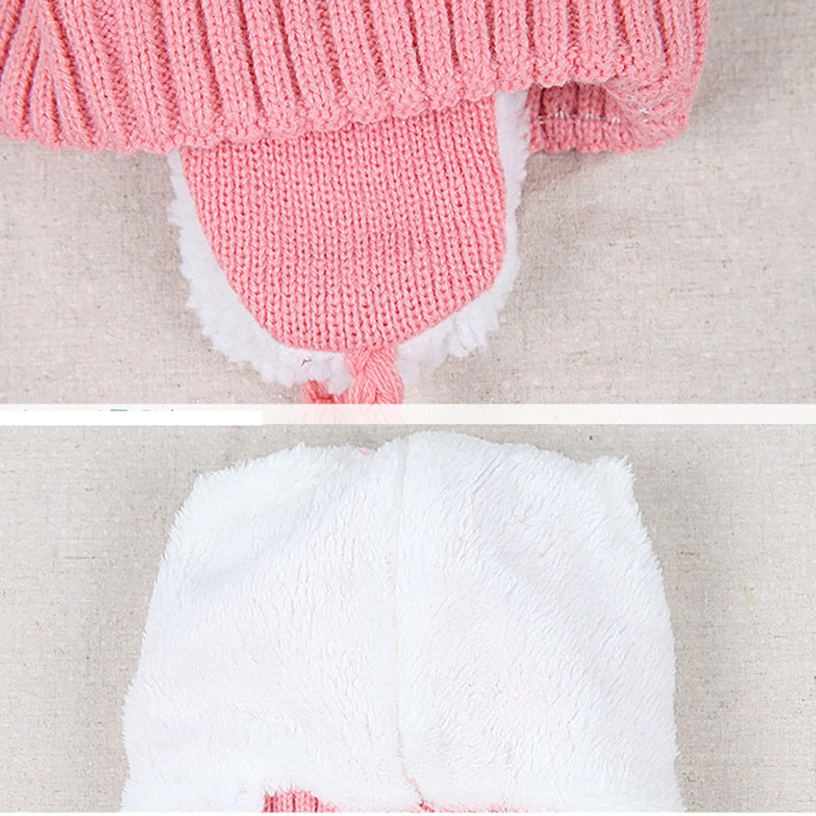 Детская зимняя шапка на флисе и шарф-шапка, детский зимний набор шапка-шарф с шерстяным помпоном, шапка для защиты ушей, вязаная шапка, грелка для шеи для детей 3-8 лет, фото №4 Детская зимняя шапка на флисе и шарф-шапка, детский зимний набор шапка-шарф с шерстяным помпоном, шапка для защиты ушей, вязаная шапка, грелка для шеи для детей 3-8 лет, фото №4