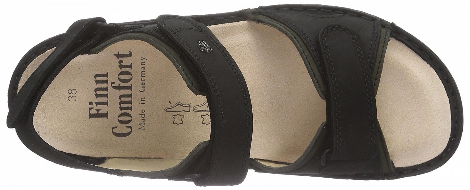 Босоножки Finn Comfort женские 01561, черный, фото №5