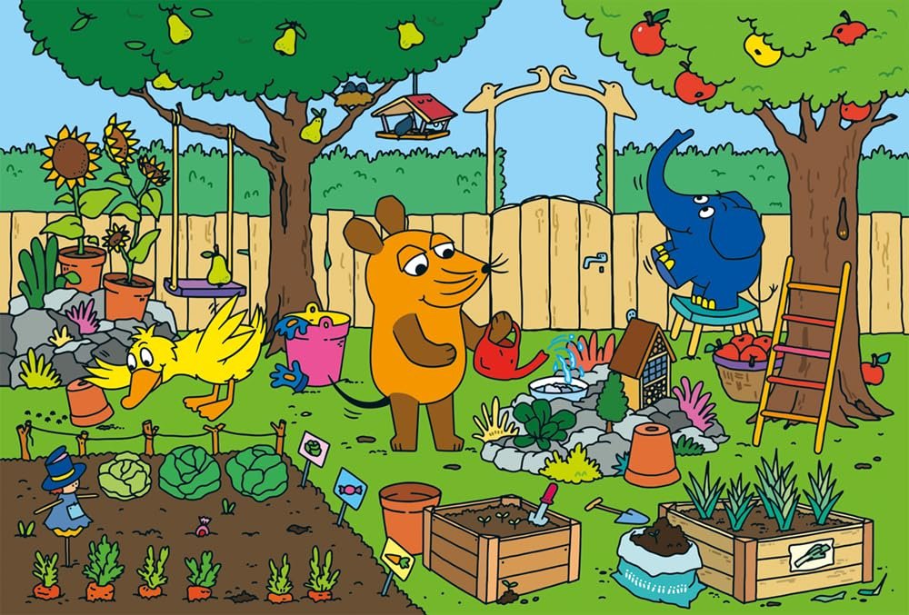 Детский пазл Schmidt Spiele A Day with the Mouse 56394 3 x 48 элементов разноцветный, фото №6 Детский пазл Schmidt Spiele A Day with the Mouse 56394 3 x 48 элементов разноцветный, фото №6