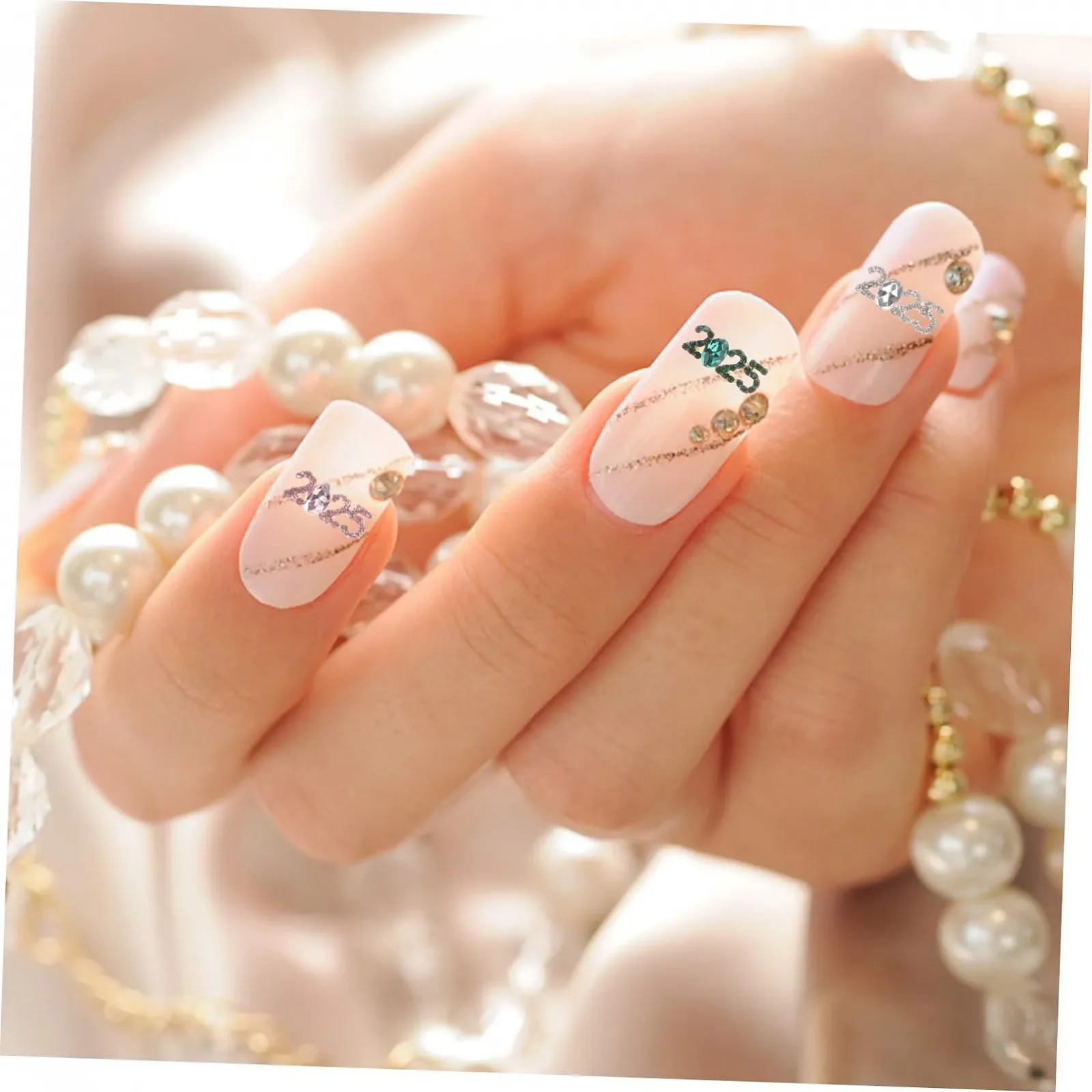 Healeved, цифри, зі стразами, маленькі підвіски для нігтів своїми руками, фото №9