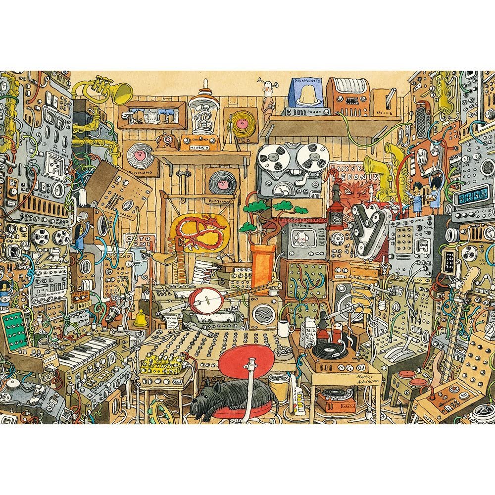 Пазл Heye Music Maniac Adolfsson 1000 элементов Серебристый, фото №2