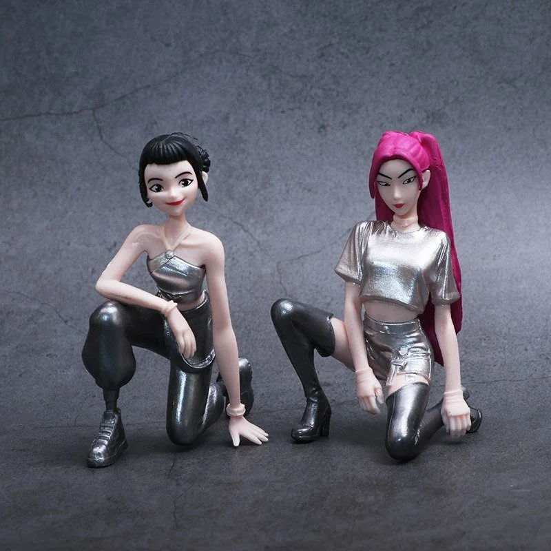 Набір фігурок Кпоп мисливиці на демонів KPop Demon Hunters 6 шт: Румі, Міра, Зої дитячі іграшки 8 см, фото №6