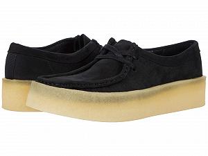 Ботинки Clarks Wallabee Cup Blue Nubuck - Фото 1