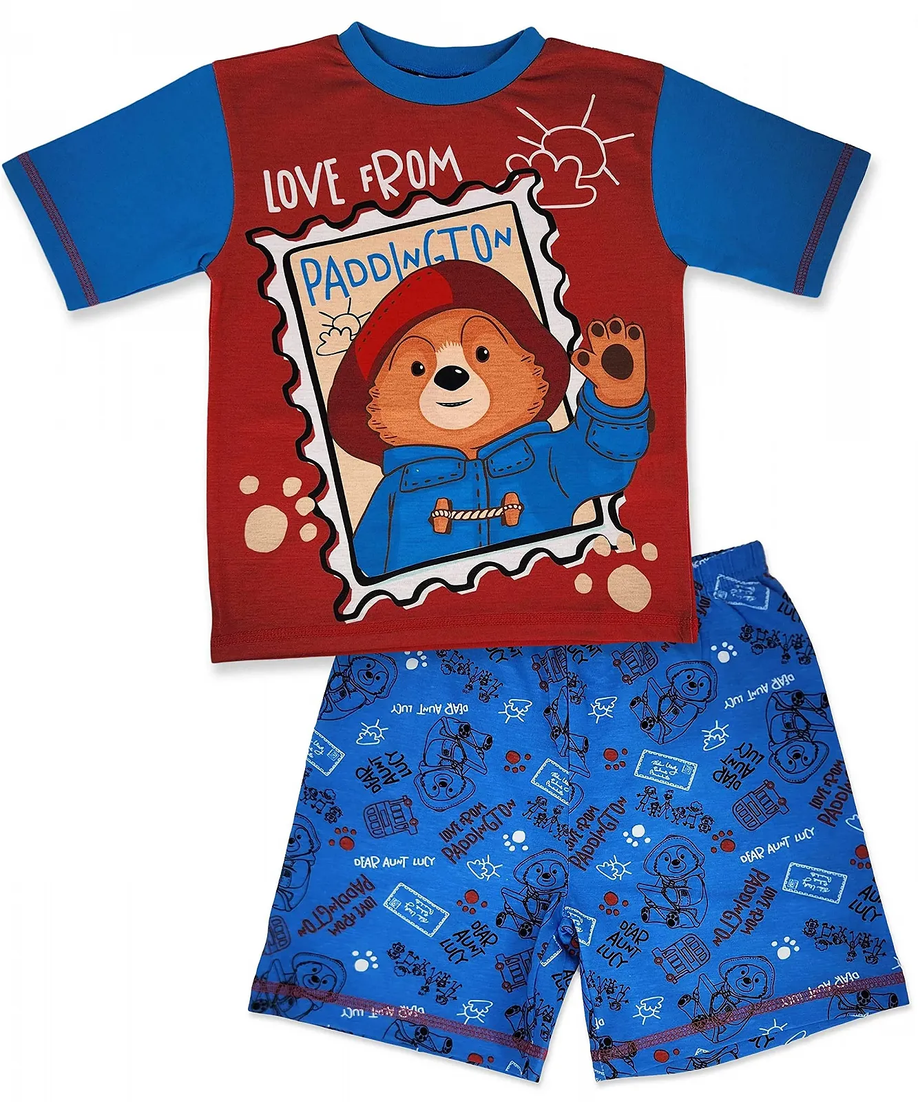 Піжама Paddington Bear Paddington Bear з короткими рукавами для дітей, фото №1