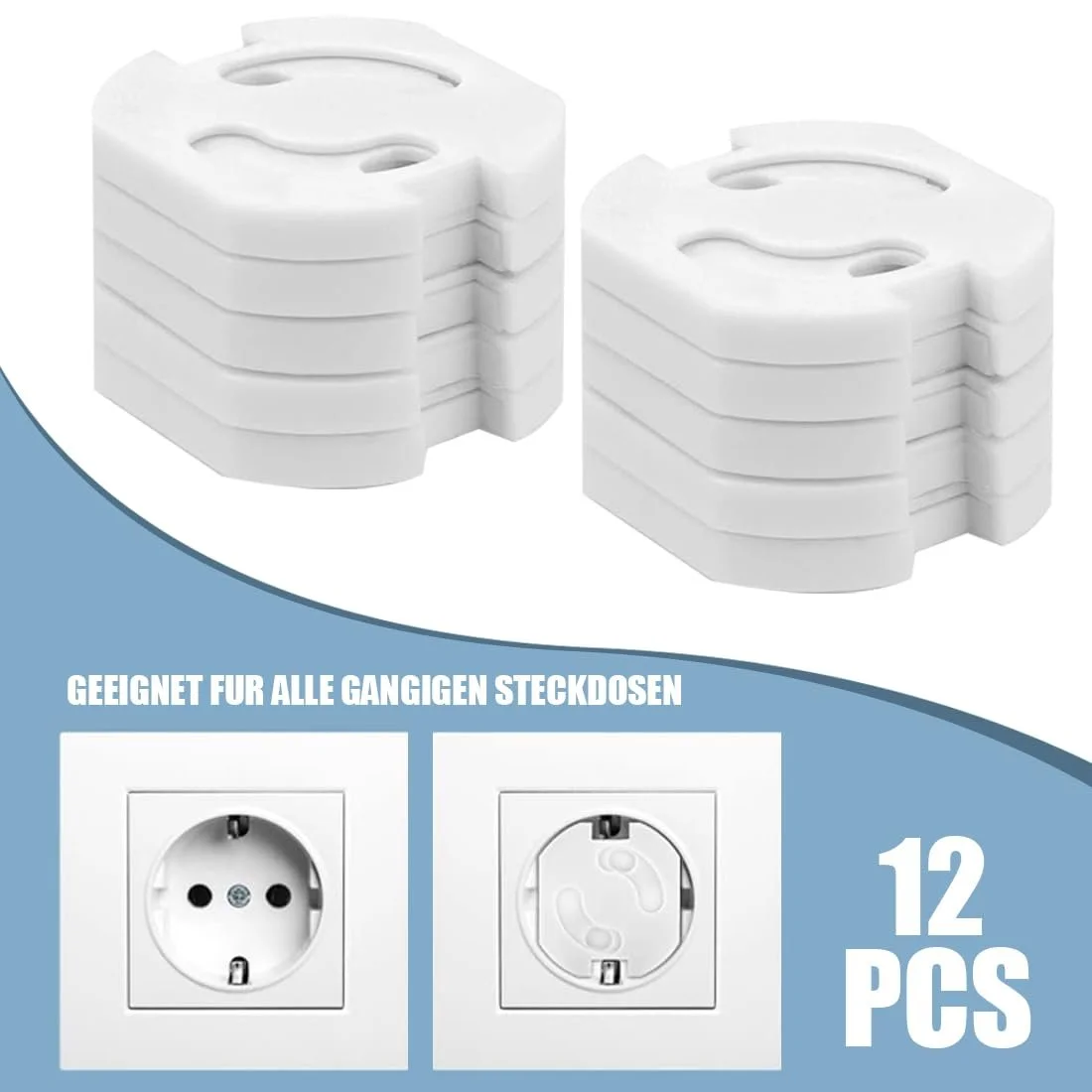 Заглушки для розеток Pack of 12 Twist Mechanism, фото №2