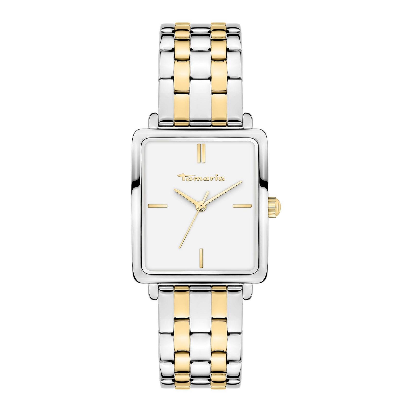 Аналоговий годинник Tamaris Кварцовий з нержавіючої сталі з браслетом з нержавіючої сталі, фото №1