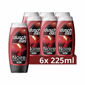 Гель для душа Duschdas Noire 3-в-1 6 x 225 ml pack - Фото 1
